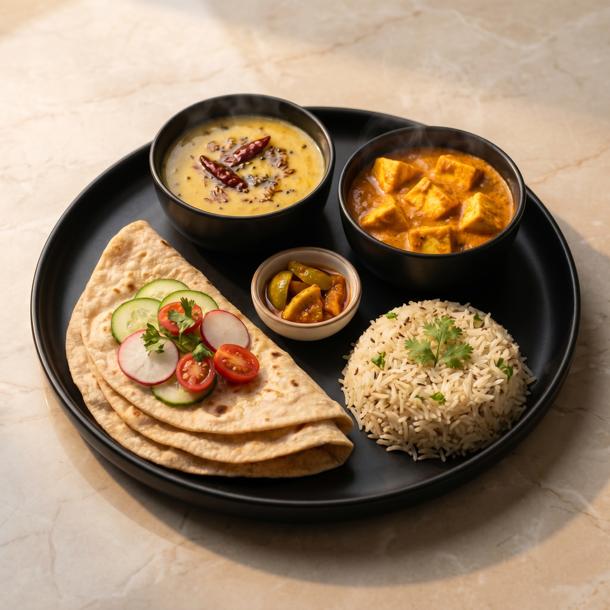 Healthy Lunch Thali by Swaadh