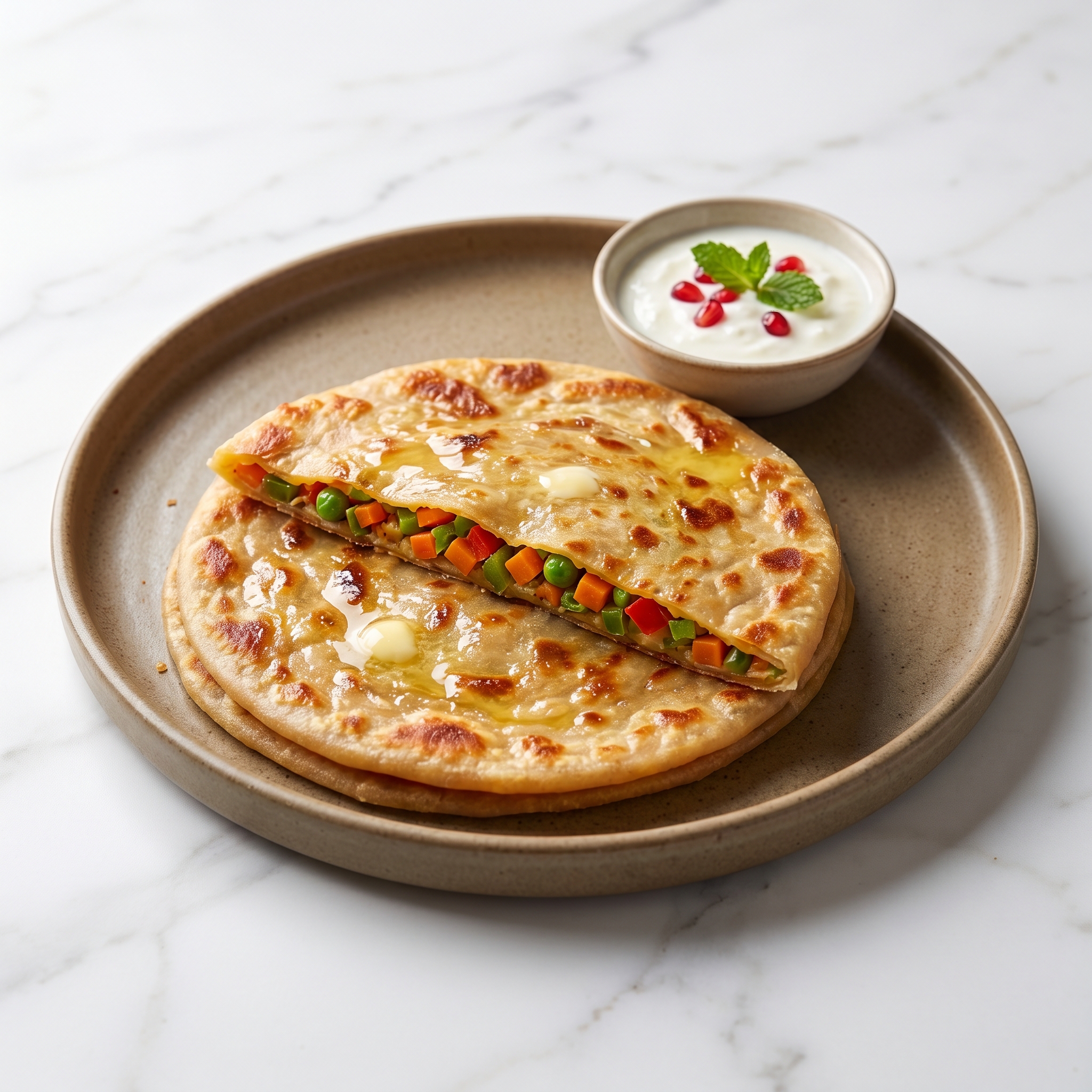 Mix Veg Paratha by Swaadh